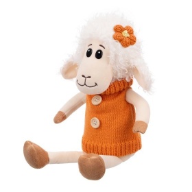 Игрушка мягконабивная ТМ "Relana" Овечка Летти в свитере, 23 см, в/п 23*10*9 см