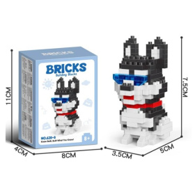 Конструктор "Хаски" 180 деталей, размер: 7,5*5*3,5 см