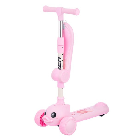 Самокат трехколесный Slider, колеса светящиеся, руль складной