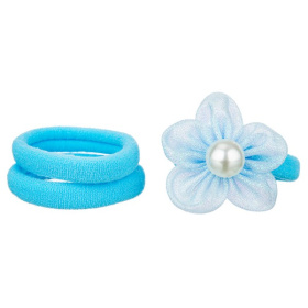 Резиночки для волос "Цветочек", 3 шт. на подвесе, (12 подвесов в наборе)