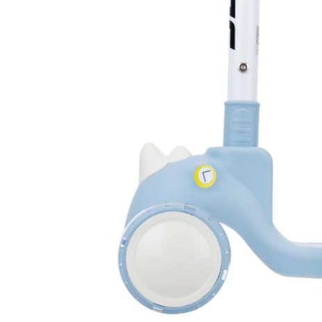 Самокат трехколесный Slider, колеса светящиеся, руль складной Самокат трехколесный Slider, колеса светящиеся, руль складной