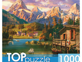 TOPpuzzle. Пазлы 1000 элементов "Доломитовые Альпы"