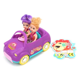 Машинка, 2 мини-куклы