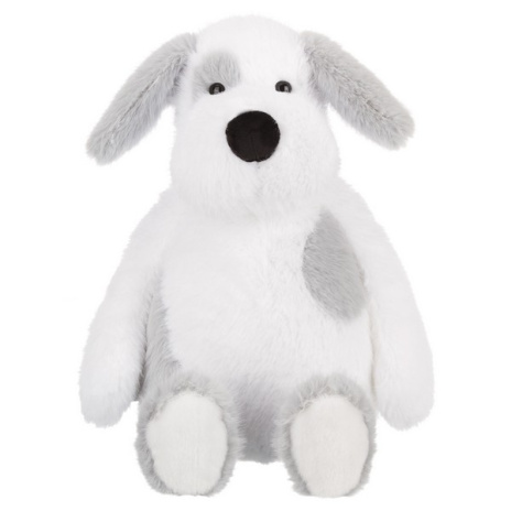 Собака бело-серая, 35 см