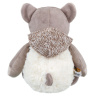 Мягкая Игрушка RELANA, Мишка в меховом белом худи с карманом, 19 см Мягкая Игрушка RELANA, Мишка в меховом белом худи с карманом, 19 см
