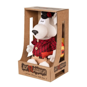 Мягкая игрушка  "Лайка с Балалайкой", в коробке