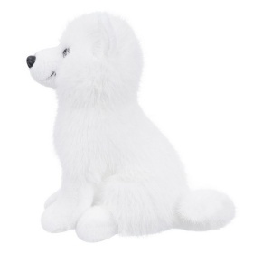 Игрушка мягконабивная ТМ "Relana" Собака Самоедская Лайка, 20 см, в/п 20*12*15 см
