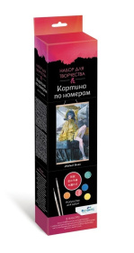 Картина для раскрашивания по номерам. ПАННО. Аниме. Perfect Blue. 30x50 см.