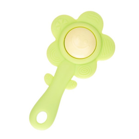 Погремушка "Цветочек" Elefantino, мягкий звук, разные текстуры, удобный размер