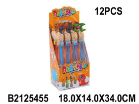 Пузыри мыльные  "Динозавры" (12 шт. в наборе)