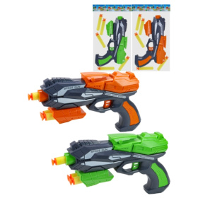 Бластер"Космический выстрел" (26х20,5х6 см) (5 софт-патронов, цвет микс, в пакете)