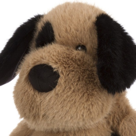 Собака черно-коричневая, 22 см