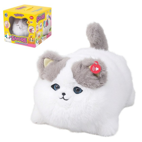 Игрушка мягкая функциональная "Котик", открывает/закрывает глазки, звуковые эффекты,виляет хвостиком Игрушка мягкая функциональная "Котик", открывает/закрывает глазки, звуковые эффекты,виляет хвостиком