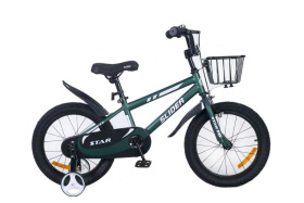 Велосипед двухколесный  "Slider Star 16" с дополнительными колесами