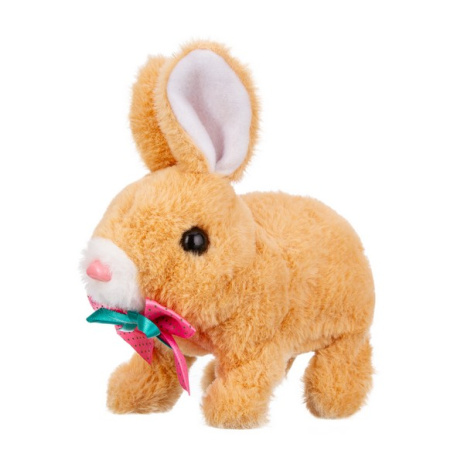 Игрушка мягкая "Зайчик" Girl's club, ходит, звуковые эффекты