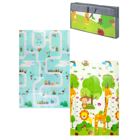 Складной коврик (120x180x0,6см, двухсторонний, водонепроницаемый), в сумке 38*63*8,5 см