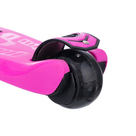 Самокат трехколесный Slider, колеса светящиеся, руль складной