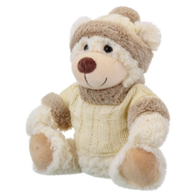 Мягкая Игрушка RELANA, Мишка в шапочке и свитере, 20 см