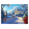 Холст с красками 30х40 см по номерам в коробке (30цв.) Дворец зимним днём.