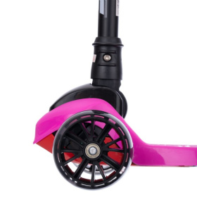 Самокат трехколесный Slider, колеса светящиеся, руль складной