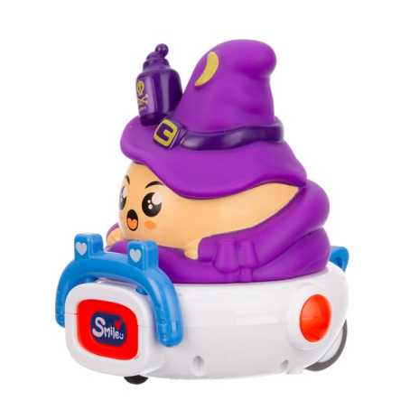 Машинка "Ведьмочка" "Elefantino" на пульте р/у, игрушка снимается, световые и звуковые эффекты