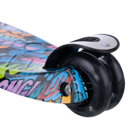 Самокат четырехколесный Slider, колеса светящиеся (диаметр 118/76 мм)