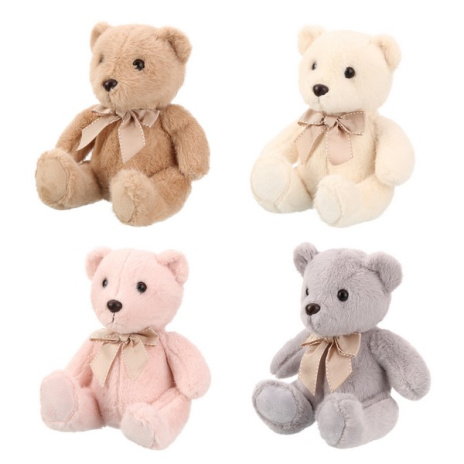 Мишка с бантом ассортимент цветов, 22 см Мишка с бантом ассортимент цветов, 22 см