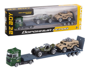 Машинка (металл.) "BeBoy", подвижные элементы,1:87