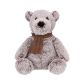 Мишка в коричневом шарфике, 23 см Мишка в коричневом шарфике, 23 см