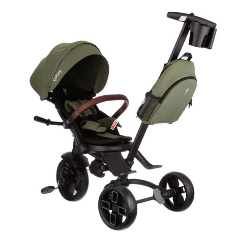 Велосипед 3-х колесный с ручкой управления Qplay