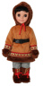 Кукла Весна "Мальчик в костюме народов Севера" 30 см