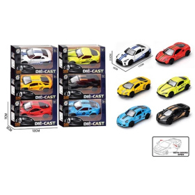 Машинка инерционная металлическая, в ассортименте