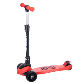 Самокат трехколесный Slider, колеса светящиеся, руль складной