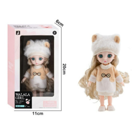 Куколка 15 см, ручки и ножки шарнирные