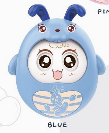 Неваляшка "Elefantino", подвижные детали, звук колокольчика