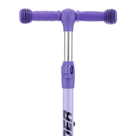 Самокат трехколесный Slider, светящиеся полиуретановые колёса и платформа, руль складной