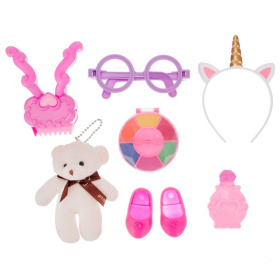 Набор "Модница" Girl`s Club" в комплекте: кукла 30 см, аксессуары, блестящая упаковка