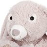 Заяц бежевый с сердцем, 25 см