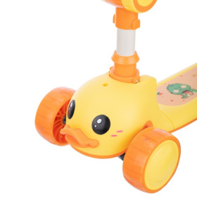 Самокат трехколесный Slider, колеса светящиеся, руль складной