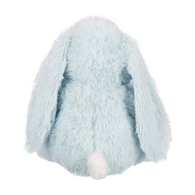 Заяц нежно-голубой с сердцем, 15 см