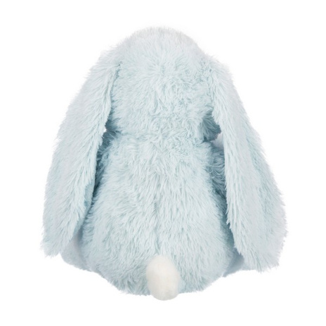 Заяц нежно-голубой с сердцем, 15 см