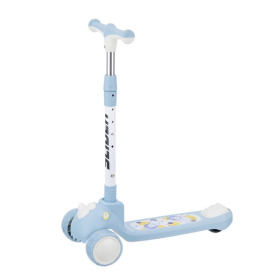 Самокат трехколесный Slider, колеса светящиеся, руль складной