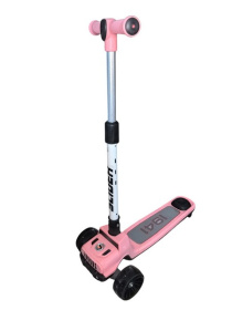 Самокат трехколесный Slider, колеса светящиеся, руль складной