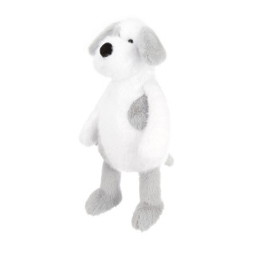 Собака бело-серая, 22 см