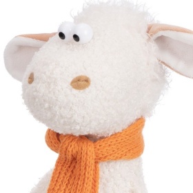 Игрушка мягконабивная ТМ "Relana" Овечка Софи в шарфике, 25 см, в/п 25*10*12 см