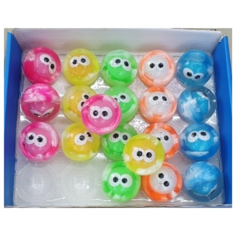 Мяч-попрыгун, диаметр 50 мм, 5 видов, со светом