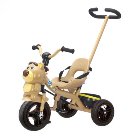 Велосипед 3-х колесный с ручкой управления, надувные колеса 8 и 10 дюймов