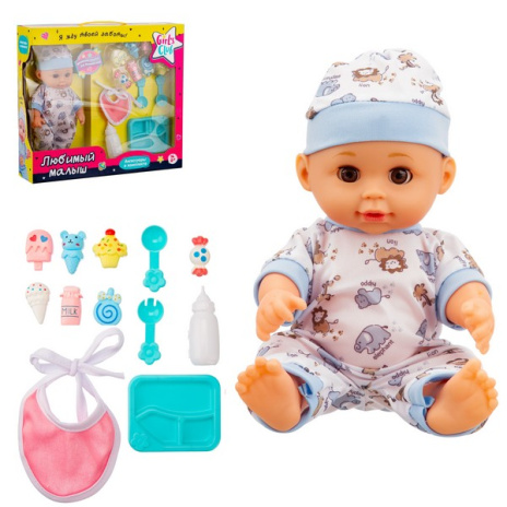 Пупс 28 см "Girl's Club" с аксессуарами, пьет и писает Пупс 28 см "Girl's Club" с аксессуарами, пьет и писает