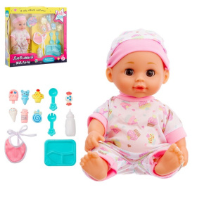 Пупс 28 см "Girl's Club", с аксессуарами, пьет и писает