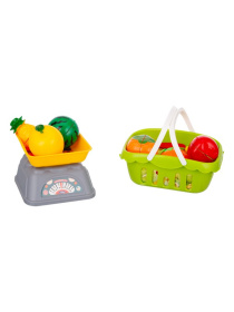 Набор "Продукты" корзина, весы, продукты
